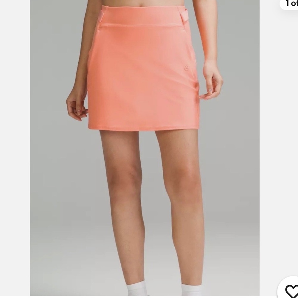 Women’s NIKE Dri Fit Court Pure Tennis Skirt Skirt ORANGE
